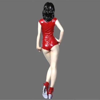 1/12 krásná dívka v červených plavkách Pryskyřice kit Obrázek GK Japonské Reality Celé tělo Nenatíraný Ne barva