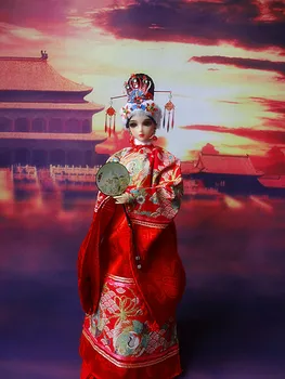 1/6 Sběratelskou Čínské Qin Lianyu Panenky Vintage Etnické BJD Panenky Dynastie Ming, Holka, Hračky, Vánoční Dárek Suvenýr