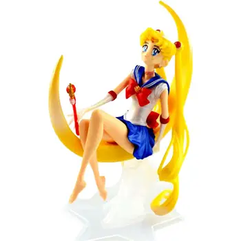 1 ks Karikatura Sailor Moon Akční Figurky Moon Power Pvc Model Anime Kolekce Dítě Dárek Hračka