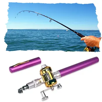 1 Sada Pero Typ Rybářský Prut Mini Rybaření Na Ledu Tyč Kapsy Raft Tyč Kapesní Prut Mini Pero Led Rybaření Kapesní Prut