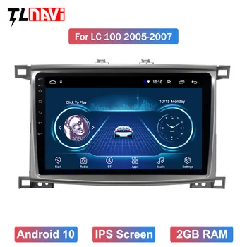 10.2 palcový IPS 2.5 D Android auto dvd přehrávač pro Toyota Land cruiser 100 LC100 LC 100 autoradio auto gps navigace Stereo