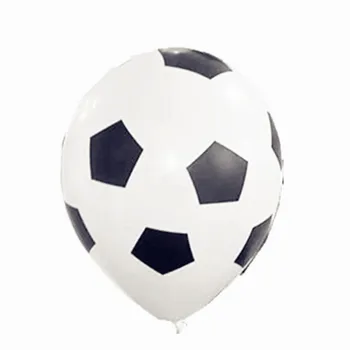 100 ks/hodně Balónků fotbal Fotbal Téma Party Latexové Balóny, Černé, Bílé Balónků Globo Chlapci Nejlepší Hry, Hračky Zásoby Strany