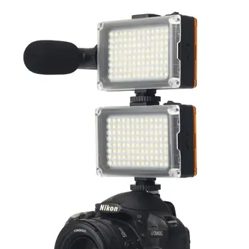 104 DSLR LED Video Světlo Na Fotoaparát Photo Studio Osvětlení Hot Shoe LED Vlog Vyplnit Světlo Lampa pro Smartphone DSLR ZRCADLOVKY