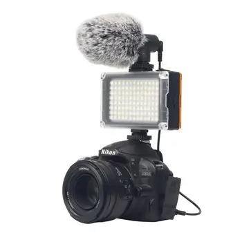 104 DSLR LED Video Světlo Na Fotoaparát Photo Studio Osvětlení Hot Shoe LED Vlog Vyplnit Světlo Lampa pro Smartphone DSLR ZRCADLOVKY