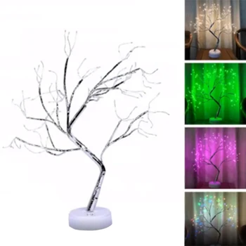 108 LED Noční Světlo Bonsai Tree Light Gypsophila Světla Domácí Party Svatební Vánoční Výzdobě Noční Světlo