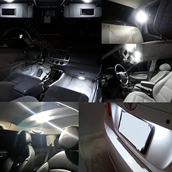 10ks Bílá Canbus LED Světlo Osvětlení Interiéru Sada Pro Nissan Altima Sedan 2007-2012 Mapu Dome Kufru, Světla, spz Světlo