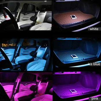10ks Bílá Canbus LED Světlo Osvětlení Interiéru Sada Pro Nissan Altima Sedan 2007-2012 Mapu Dome Kufru, Světla, spz Světlo