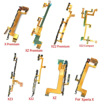 10Pcs/lot Tlačítko Hlasitosti Vypínač On-Off Tlačítko Flex Kabel Pro Xperia X XZ Premium XZ2 Comppact XZ3
