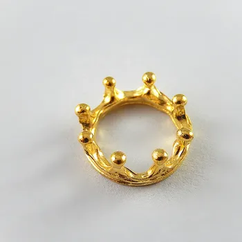 (10Pieces)Módní Náhrdelník Přívěsek Zlatá Koruna Módní Muž Náramek Přívěsky 17*17mm Ženy Šperky Nálezy, Ruční práce Řemesla 51904