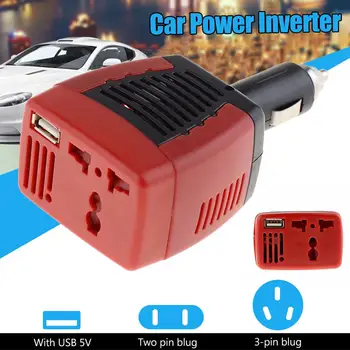 12V Auto Power Inverter USB 2.1 A 150W DC12V Do AC 220V Adaptér Převodník S Cigaretového Zapalovače Nabíječka do Auta