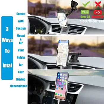 15W Bezdrátové Auto Nabíječka Infračervený Senzor s Automatickou Upínací Qi Rychlé Nabíjení Držák pro iPhone 12 11 8 XS Samsung S10 S20