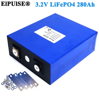 1ks ElPUlSE 3.2 V 280AH baterie LiFePO4 12V 24V 280000mAh pro E-skútr, RV Solární systém pro uchovávání Energie, Cestovní Baterie