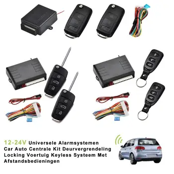 1Set 12/24V Univerzální Auto Alarm Systém Automatické Centrální Kit Zámek Dveří Vozidla, Systém Dálkového Ovládání
