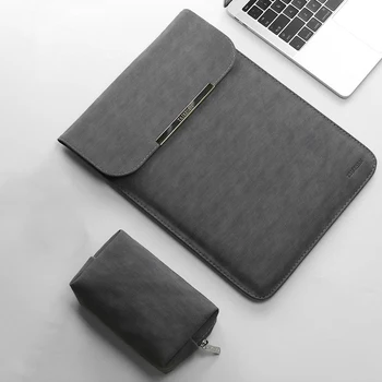 2019 Nové Matné PU Kožené Pouzdro Lap top Bag 15.6 14 inch Pro Xiaomi macbook Pro 2018 Případě 11 13 13.3 12 15 15.4 Notebook HP Kryt