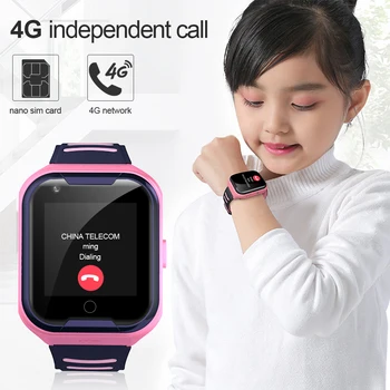 2020 Děti Chytré Hodinky SOS Anti-ztracené Dítě 4G SIM Karty, GPS, WIFI, Volání, Umístění LBS Sledování Smartwatch dítě chytré hodinky děti