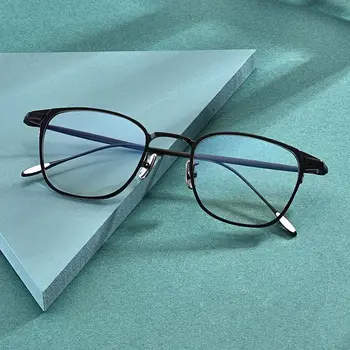 2020 Klasický Obdélník Titanové Brýle Lehké Optické Brýle Rám pro Muže, Ženy Oculos de Grau