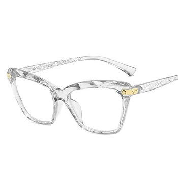2020 Módní Počítačové Brýle Muži Cat Eye Jasné Objektiv Brýle Vintage Brýle Rámy pro Ženy Brýle Muž Žena