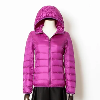 2020 Nové základní Down Zimní bundy dámská Zimní plus samet s kapucí Kabáty Dolů Zimní Bunda Ženy svrchní oděv teplé přenosné