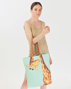2020 Nový Trend Shopper Bag Casual Tote Kabelky Ženy Lehká Taška Luxusní Plážová Taška Designer Ženy Velký Pytel Zvířecí Vzor Taška