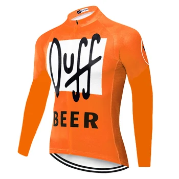 2020 pivo Duff tým Cyklistické Kalhoty Venkovní muži bretele ciclismo masculino punčocháče quick dry 20D Gel pad jaře dlouhé Cyklistické kalhoty