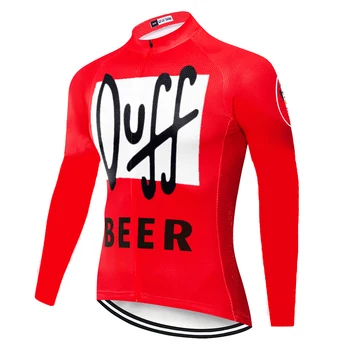 2020 pivo Duff tým Cyklistické Kalhoty Venkovní muži bretele ciclismo masculino punčocháče quick dry 20D Gel pad jaře dlouhé Cyklistické kalhoty