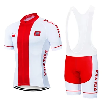 2020 Týmu Polsko Cyklistické Oblečení 9D Sada MTB Dres Cyklistické Oblečení, Ropa Ciclismo Quick Dry Cyklistické Oblečení Pánské Krátké Maillot Culotte
