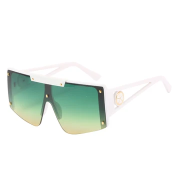 2021 Klasické Módy Shield sluneční Brýle Vintage Nadrozměrné sluneční Brýle Muži Ženy Sport Venkovní Brýle Sluneční Brýle, UV400 Muži Luxusní