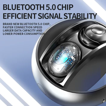 2021 Nová Bezdrátová Sluchátka Bluetooth 5.0 Sluchátka Otočný Design Hudební Headset IPX6 Vodotěsné Sportovní Sluchátka Herní s Mikrofonem