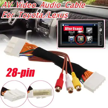 28 Pin AV Audio Video Kabel Pro Toyota/Lexus Touch 2 a Entune OEM Monitory Hlavy Jednotky Pro Renault&Dacia pro Opel, Vauxhall