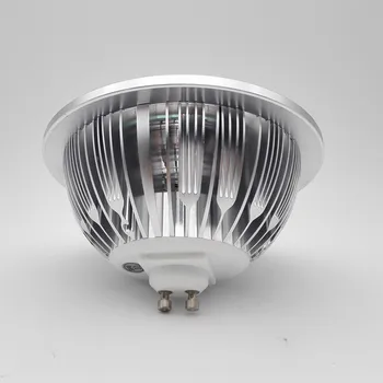 2KS stmívatelné 15W AR111 QR111 ES111 GU10 LED Lampa AC85-265V/DC12V Reflektor COB Žárovka Světla Ampule G53 Teplá Bílá / studená Bílá