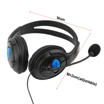 3,5 mm Kabelové Herní Headset Sluchátka Over-Ear Sluchátka s Mikrofonem Nastavitelný hlavový popruh pro Počítače pro XBOX ONE/PC