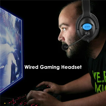 3,5 mm Kabelové Herní Headset Sluchátka Over-Ear Sluchátka s Mikrofonem Nastavitelný hlavový popruh pro Počítače pro XBOX ONE/PC