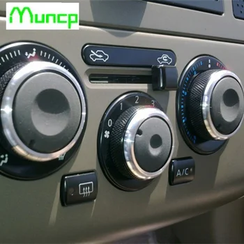 3 kusy / sada. Styling Auto Klimatizace Regulátor Tepelného Spínače AC Zvládnout Auto Příslušenství pro Nissan Tiida / NV200 / Livina