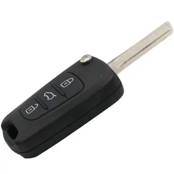 3 Tlačítka Flip Skládací Vzdálené Klíčové Plný Kompletní Smart Auto Klíče Fob 433MHZ pro Hyundai i20 i30 ix35 s ID46 Čip Uncut Blade