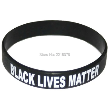 300ks Black lives matter náramek silikonové náramky doprava zdarma DHL express