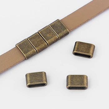 30ks Jezdce Distanční Korálky Pro 10*2mm Ploché Kožené Kabel DIY Výrobu Šperků