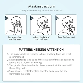 40Pcs Děti Jednorázové obličejové Masky 3-Vrstva Filtru Bezpečné Prodyšné Tkaniny Mascarillas Non-tkané Dítě Ústa Masky Pro 0-10 Let