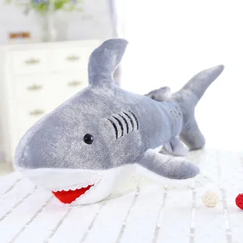 45 cm Kawaii Měkké Obří Plyšový Žralok Velrybí Plněné Ryby, Oceánu Zvířata, Panenky, Hračky pro děti, děti, kreslený hračky pro dárek