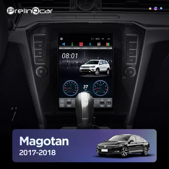4G Lte Vertikální obrazovky android 9.1 multimediální video přehrávač pro Volkswagen VW magotan 2017-2018 let, navigace, stereo
