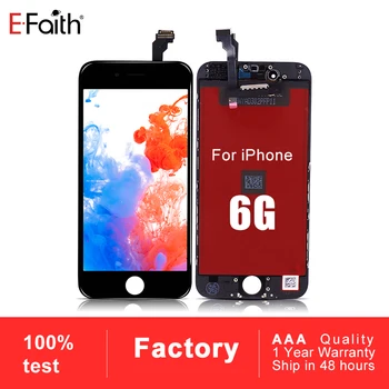 50 KS/LOT EFAITH Grade AAA Náhradní LCD Displej Pro iPhone 6 Displej S Digitizer Touch Screen Sestavy A Zdarma DHL