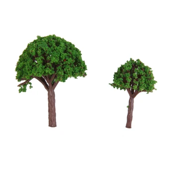50ks Stromy Model Lesních dřevin, Příslušenství na Výrobu Z T Měřítku Vlak Železnice Železnice Scenérie Dioráma nebo Rozvržení