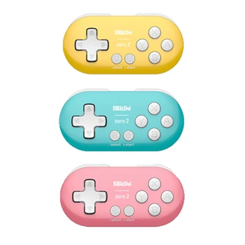 8BitDo ZERO 2 Bluetooth Bezdrátový Ovladač Candy Barva Mini Hra, Joystick Pro Nintendo Spínač lite Herní konzoli PS3 PC Steam