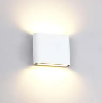 8ks 6W 12W Lampa IP67 pro Montáž na Povrch Venkovní Osvětlení Cube LED Světlo,Bílá/Černá Nahoru A Dolů Nástěnné Lampy Světlo Lamparas De Porovnání