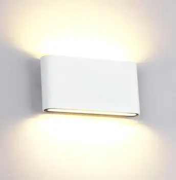 8ks 6W 12W Lampa IP67 pro Montáž na Povrch Venkovní Osvětlení Cube LED Světlo,Bílá/Černá Nahoru A Dolů Nástěnné Lampy Světlo Lamparas De Porovnání