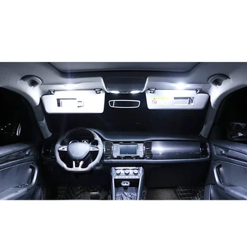 8ks/set Bílé Auto Interiér LED Žárovka Kit Pro VW Golf 6 MK6 Golf7 MK7 Přední/Zadní Dome Náhradní LED auto Auto Lampa