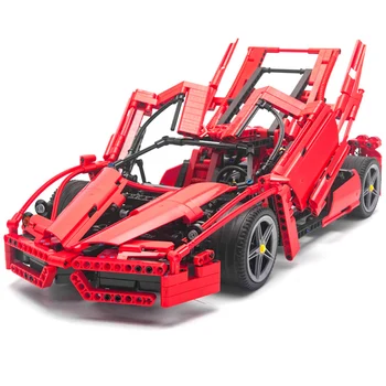 9186 Racer série Super car 1:10 model stavebních bloků sady 8653 Klasický Technic auto-styling Hračky pro děti