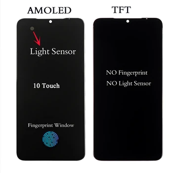 Amoled a TFT Display Pro Xiaomi Mi 9 Mi9 Pro 5G Lcd Displeje 10 Dotykový Displej Náhradní Telefon lCD Displej, Podpora Otisků prstů