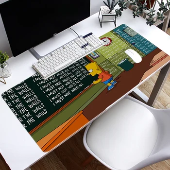 Anime Simpson klávesnici počítače kancelář stolní podložka velký vodotěsný student writing desk Notebook, počítač, klávesnice, podložka pod myš
