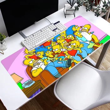 Anime Simpson klávesnici počítače kancelář stolní podložka velký vodotěsný student writing desk Notebook, počítač, klávesnice, podložka pod myš