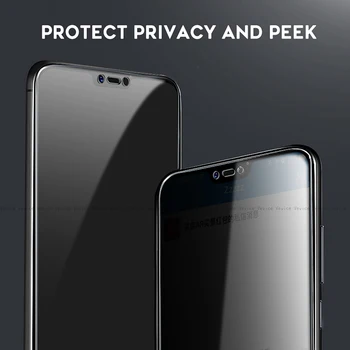 Anti Spy Tvrzené Sklo Pro Huawei Honor 8X 10 Zobrazení 20 V20 Nova 4e Y9 2019 P30 P20 Lite Mate 20 10 Pro Soukromí Screen Protector